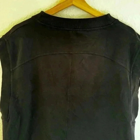 Athleta Retroterry V-Neck Sweatshirt Tee Vest - Picture 6 of 9